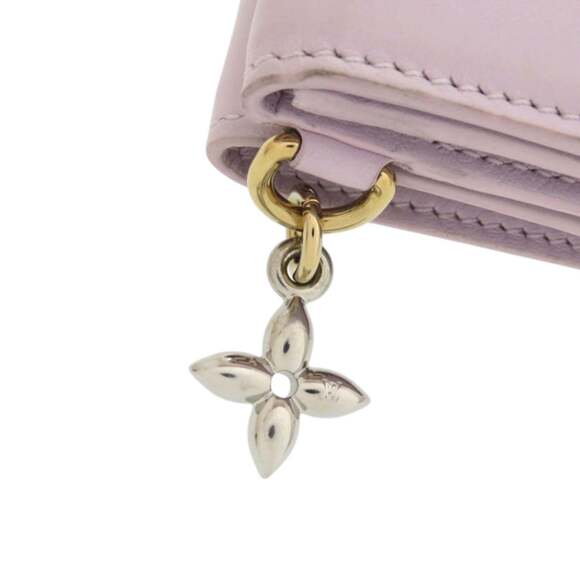 Excellent condition Louis Vuitton Mini Trifold Wallet LV Bloom M15083 in purp...
